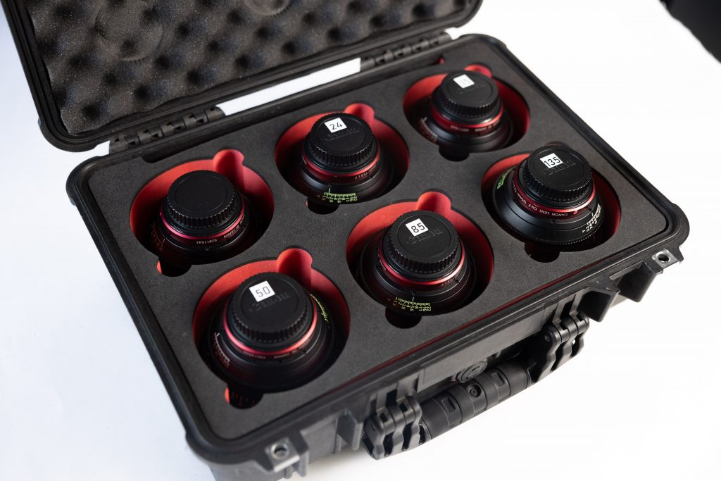 Canon CN-E Cine Prime Sor – 6 objektíves szett